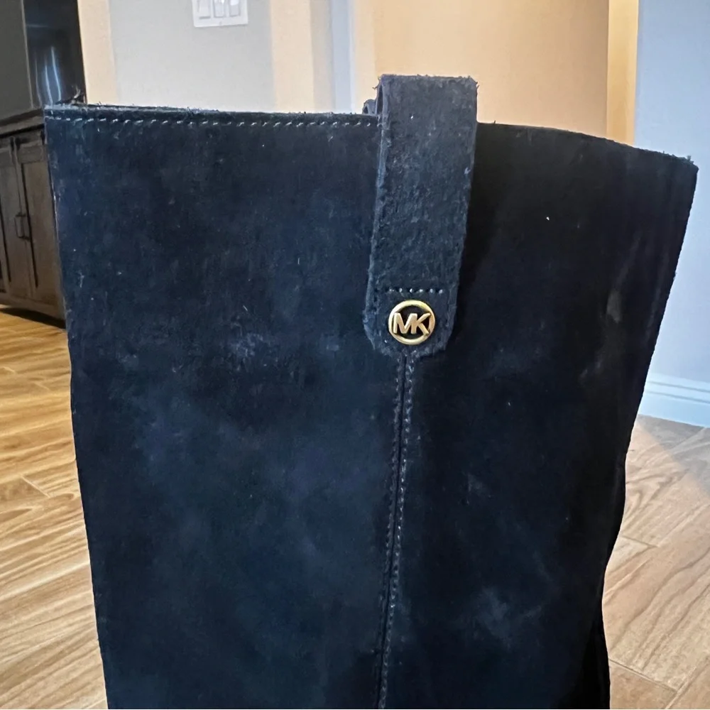 MICHAEL MICHAEL KORS NWOB Harlow suede knee high boots SIZE 5.5